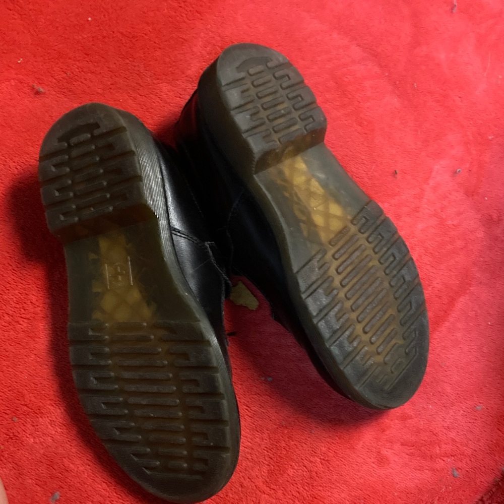 Kids Dr Martens Black Leather Mary Jane Shoes Size US 3 - Picture 5 of 8